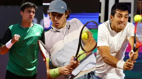 Tres chilenos dirán presente en el Masters 1.000 de Roma: Tomás Barrios ya juega la qualy y Nicolás Jarry con Cristian Garin arrancan con el cuadro principal.