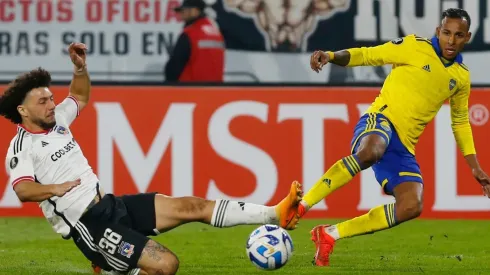 Falcon en duelo frente a Boca Juniors