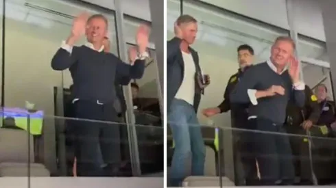 El padre de Haaland en el Santiago Bernabéu