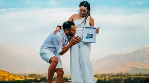 Gabriel Suazo y Gabriela Rojas son tocayos, pareja y, ahora, padres del pequeño Agustín.