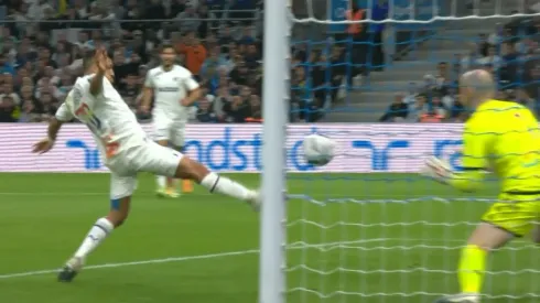 Alexis Sánchez anotó el empate del Marsella en el Vélodrome. Foto: ESPN.