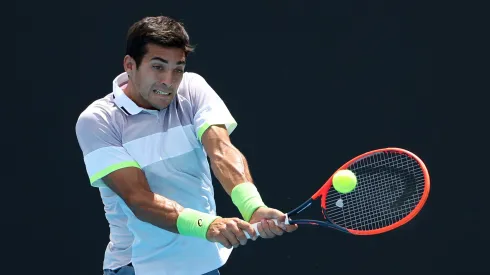 Cristian Garin debió retirarse de Roma por lesión.