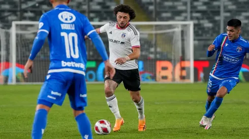 Maximiliano Falcón puede estar viviendo sus últimos días en Colo Colo. Foto: Guille Salazar, RedGol.