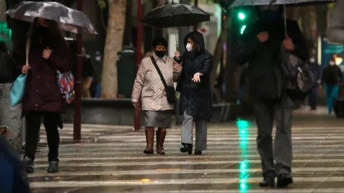 Lluvia en seis regiones del país.