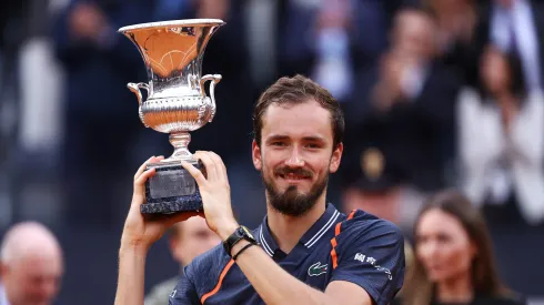 Daniil Medvedev sonrió en Roma