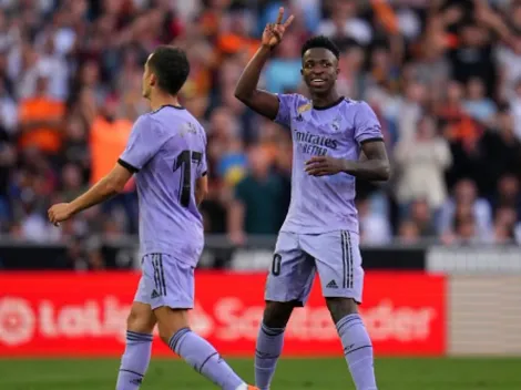 Tarde de furia de Vinicius: golpeó y se burló del Valencia