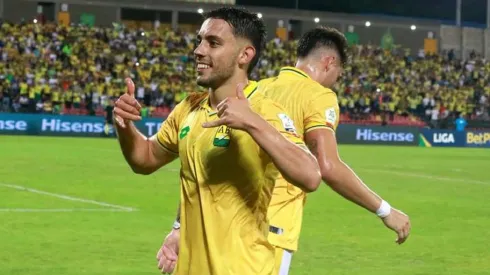 Gonzalo Lencina, el delantero argentino que miran en Colo Colo, según la prensa colombiana.