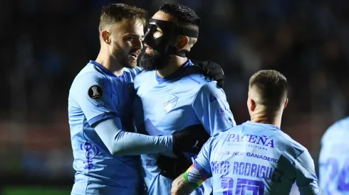 Ronnie Fernández tuvo un heroico regreso a las canchas con el Bolívar. Foto: Comunicaciones Conmebol Libertadores.