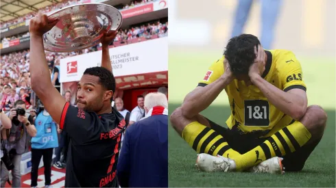 Serge Gnabry festejó mucho en el Bayern Múnich campeón de la Bundesliga. Mats Hummels todo lo contrario en el Borussia Dortmund.