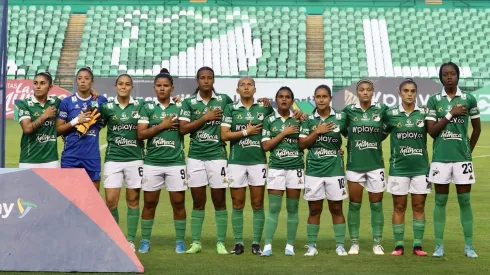 Gisela Pino fue titular en Deportivo Cali en la ida de cuartos de final.