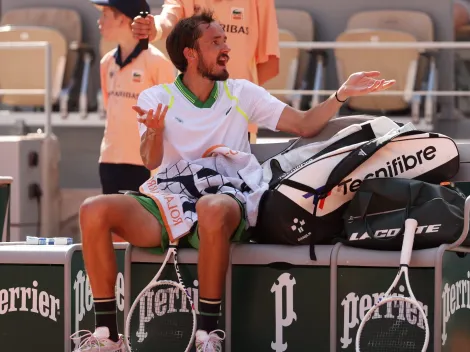 Terminó el romance: Daniil Medvedev vuelve a odiar la arcilla