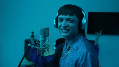 Peso Pluma en sesión 55 de Bizarrap.