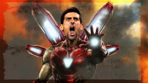 Novak Djokovic se inspiró en Iron Man para explicar qué es el parche de nanotecnología que usa en el pecho para jugar.