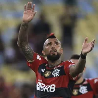 'Respeten a papá': el festejo de Vidal en la Copa de Brasil