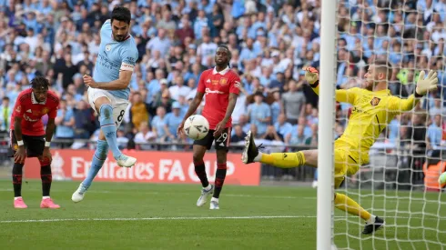 Gundogan fue la figura del Manchester City, anotándole un doblete al United y dándole la FA Cup.