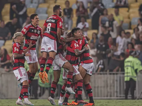 Arte: Pulgar mete su primer golazo con Flamengo