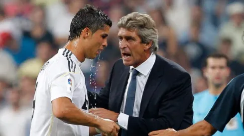 Cristiano Ronaldo y Manuel Pellegrini