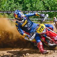 Benja Herrera pasó de todo en el Enduro GP en Suecia