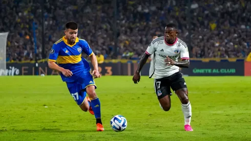 Fabián Castillo tuvo 25' de fútbol en la derrota de Colo Colo vs. Boca Juniors. Hace casi dos meses que no jugaba.