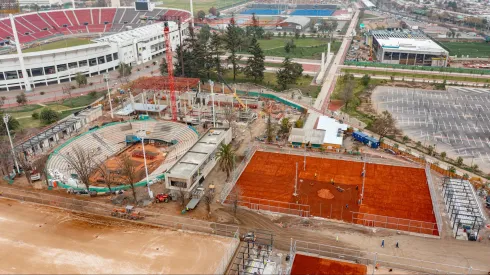 Las obras para el tenis en los Juegos Panamericanos avanzan a toda marcha.