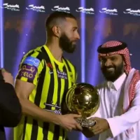 Superestrella: Benzema es presentado en Arabia con su Balón de Oro