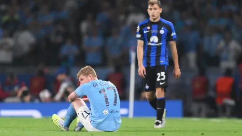 Kevin de Bruyne se volvió a lesionar en una final de Champions League.