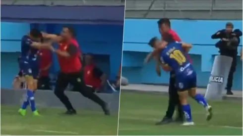 César Farías perdió el control en el duelo de Aucas y Delfín