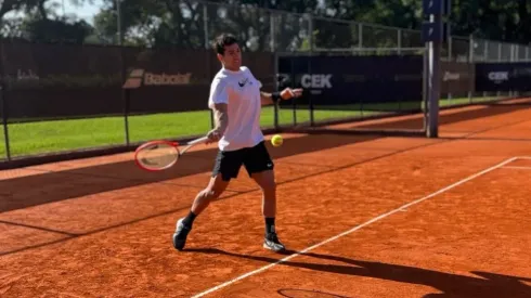 Cristian Garin volvió a los entrenamientos en Buenos Aires.