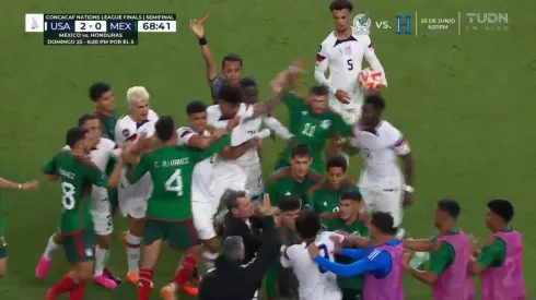 Se armó una pelea tras una infracción de César Montes