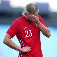 Solo frustraciones para Haaland con la selección de Noruega