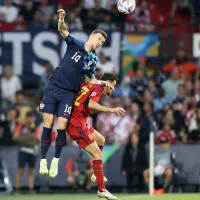 Gavi y Perisic juegan al caballito de bronce en la final