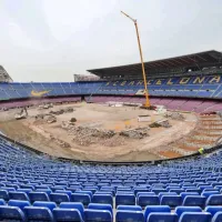 Barcelona comparte primeros trabajos en el Camp Nou