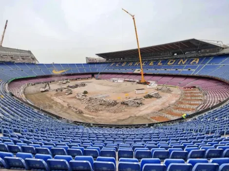 Barcelona comparte primeros trabajos en el Camp Nou