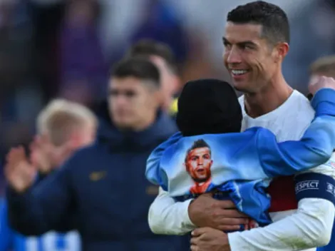 CR7 hace feliz a un niño tras el Guinness: "La victoria..."