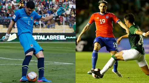 Carlos Lampe no fue titular en el duelo entre Bolivia y Chile. Pero vio muy bien la chance fallada por Diego Valdés.