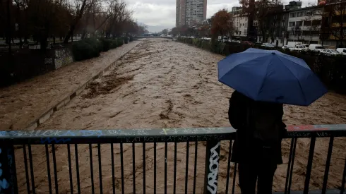 La Región Metropolitana enfrenta un sistema frontal.