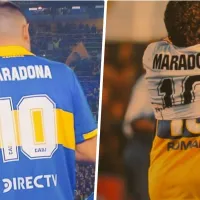 El hermoso gesto de Riquelme con Maradona en su despedida