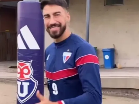 Lucero vuelve a Chile y entrena de lo más feliz en la casa de la U