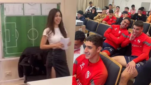 Sara Duque enseña inglés en Independiente.