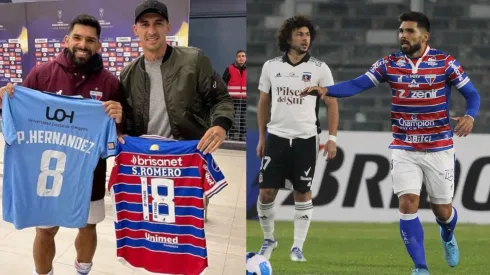 El Tucu Hernández regaloneó al Pulpo Romero, delantero de Fortaleza con quien forjó una amistad durante su carrera.