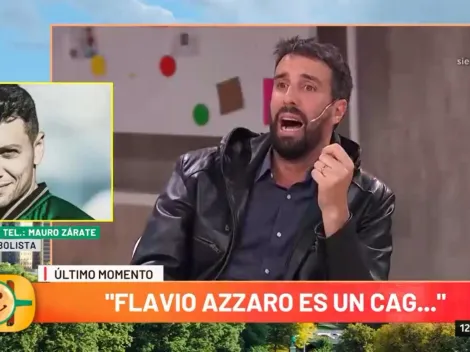 Caliente pelea en la TV argentina entre Flavio Azzaro y Mauro Zárate