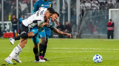 Damián Pizarro tuvo una ocasión clarísima para poner en ventaja a Colo Colo, pero no pudo aprovecharla.