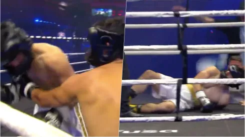 Germán Garmendia comenzó dominando, pero terminó perdiendo por KO.