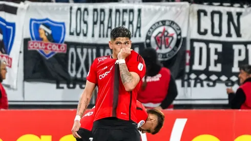 El jugador anota su primer triplete en Colo Colo.