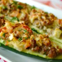 Receta de zapallos italianos rellenos