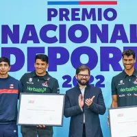 ¡Orgullo! Boric entrega Premio Nacional del Deporte a primos Grimalt