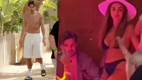 Grealish se fue de vacaciones a Ibiza.