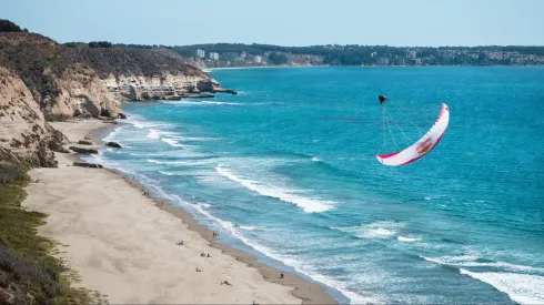 Víctor Bicho Carrera es el máximo exponente chileno del parapente acrobático.