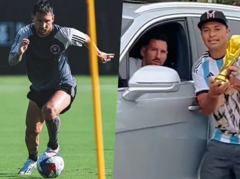 El millonario auto con el que Messi llegó a su primer entrenamiento