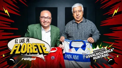 Osvaldo Arica Hurtado junto a Paulo Flores en un nuevo capítulo de El Late de Florete de RedGol.